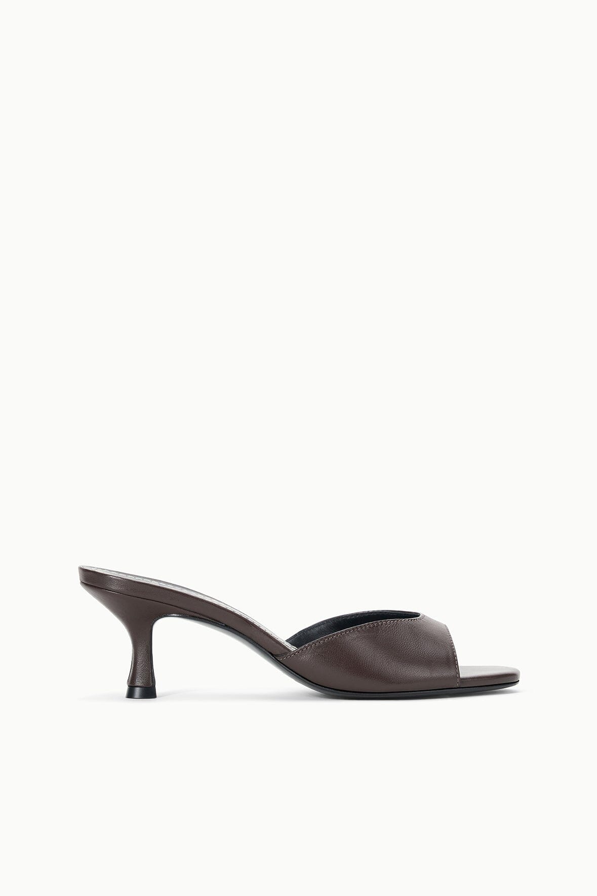 BRIGITTE LEATHER MULE | ESPRESSO