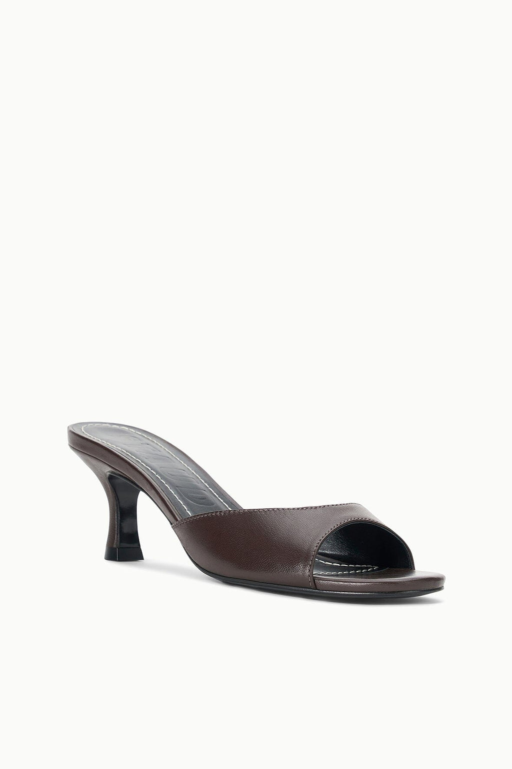 BRIGITTE LEATHER MULE | ESPRESSO