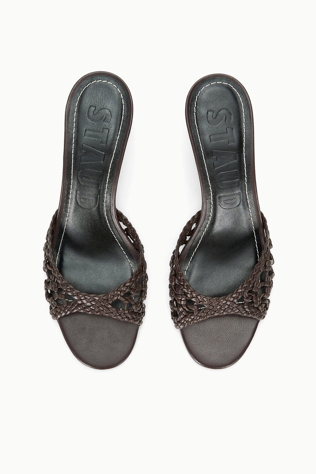 BRIGITTE LEATHER MULE | ESPRESSO KNOTTED