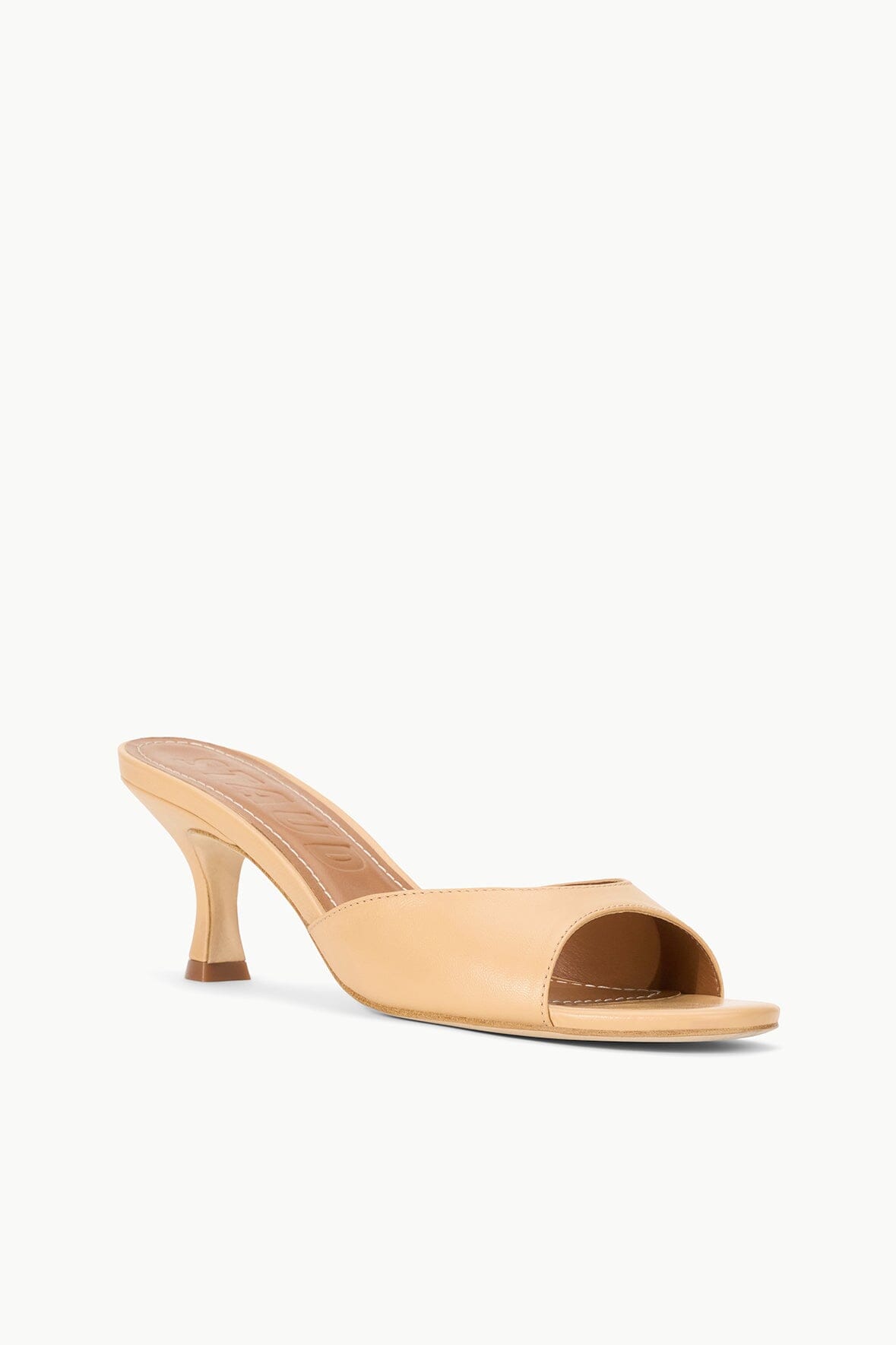 BRIGITTE LEATHER MULE | PORCINI