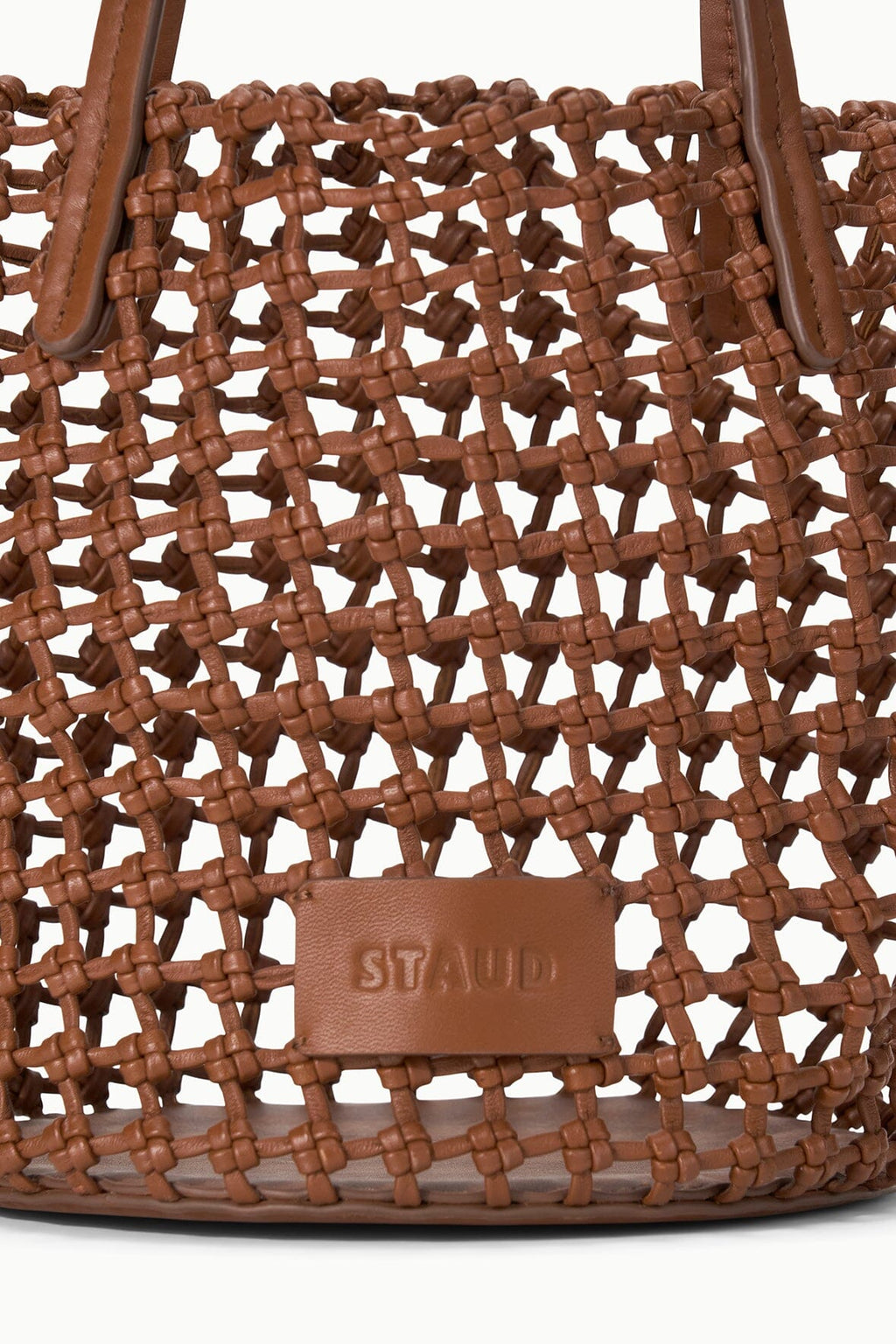 CARO BUCKET BAG | TAN WOVEN