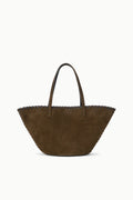CARO BUCKET BAG | TRUFFLE SUEDE