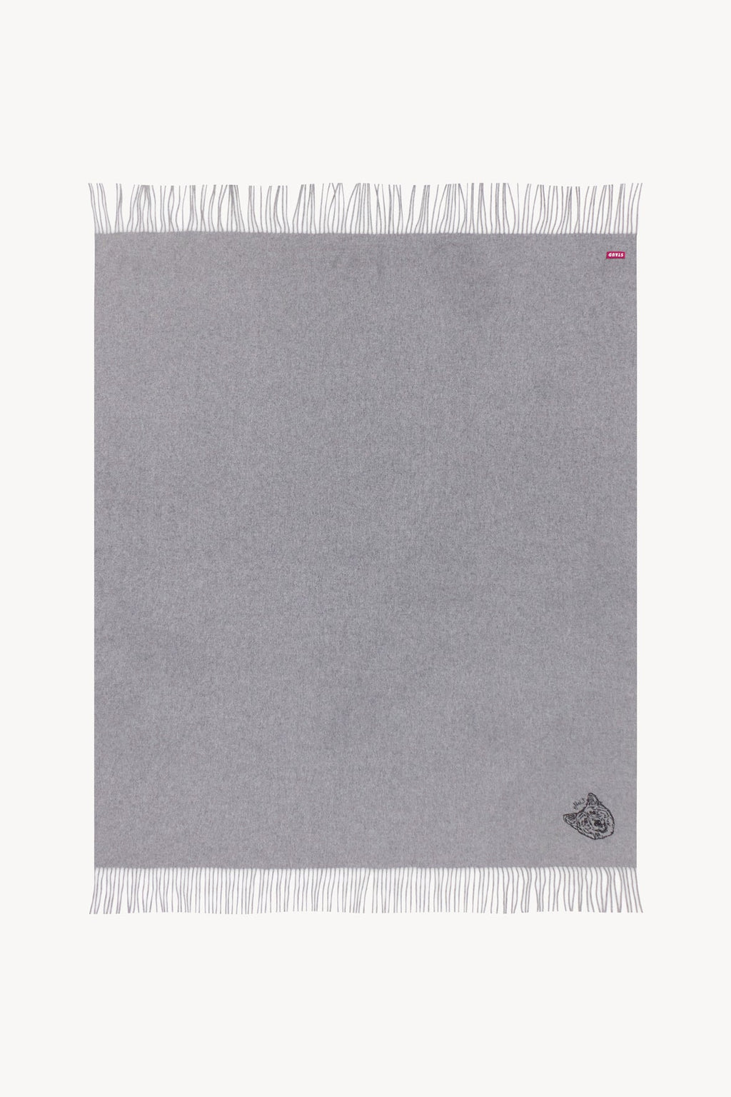 CUSTOM STAUD x C.BONZ CASHMERE BLANKET | GREY