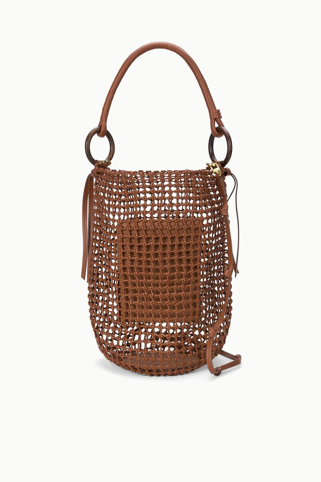 DEL MAR BUCKET BAG | TAN WOVEN