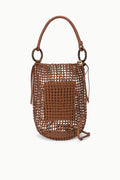 DEL MAR BUCKET BAG | TAN WOVEN
