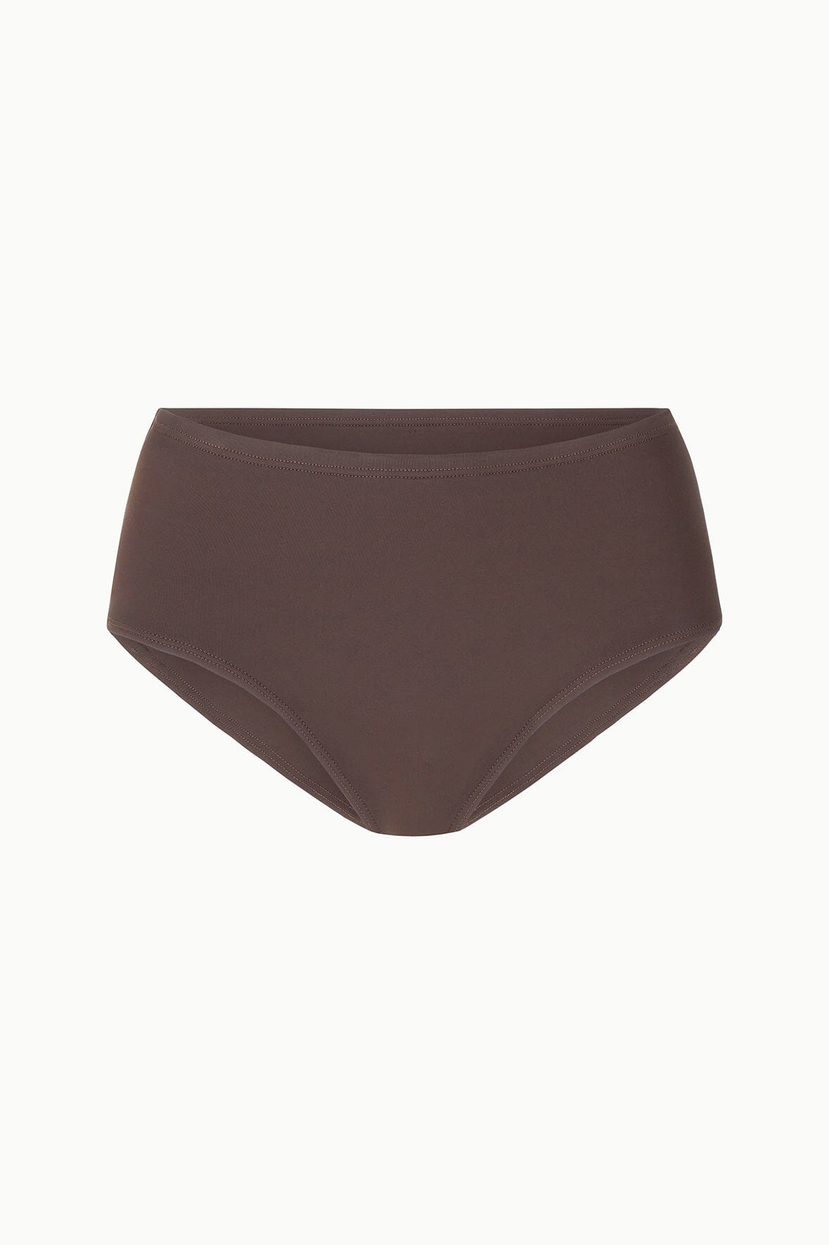 DEVON HIGH RISE BIKINI BOTTOM | DARK CHOCOLATE
