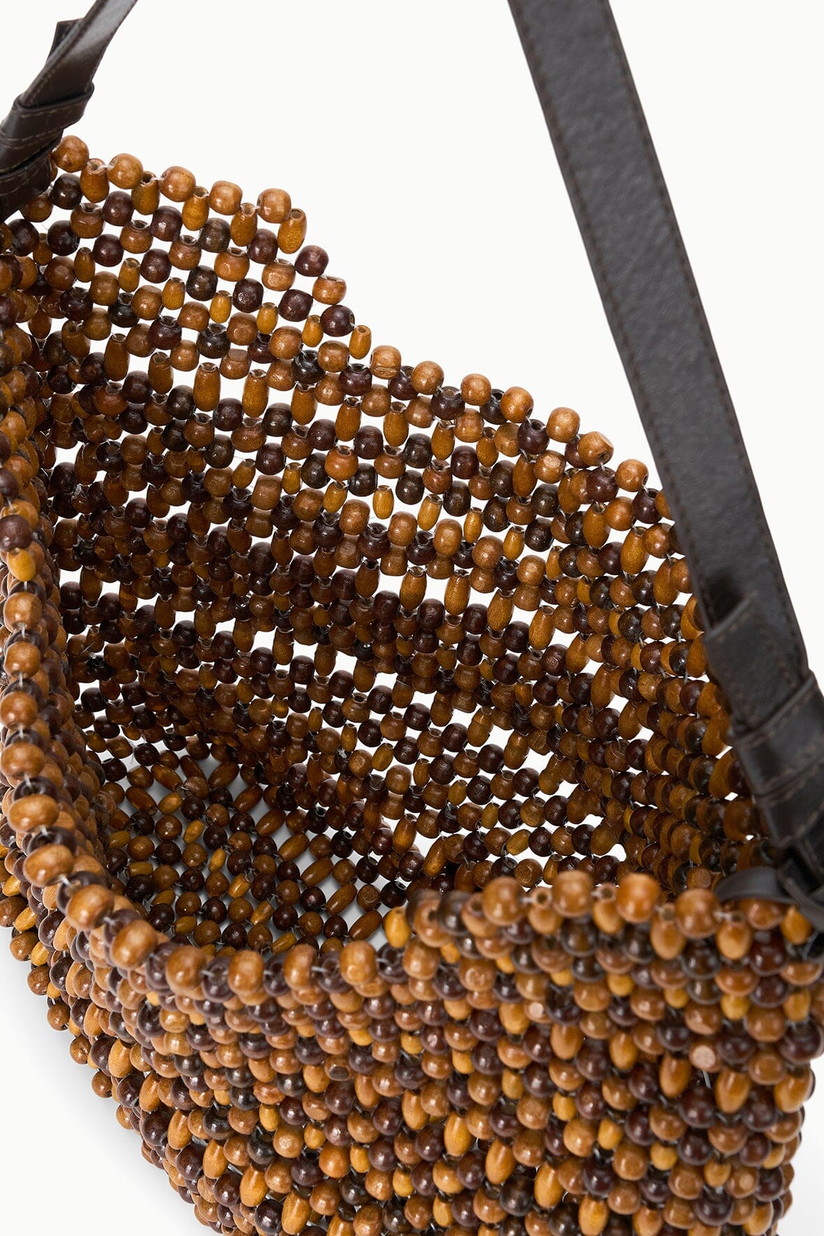 DRIFT SHOULDER BAG | MULTI WOOD BEADS