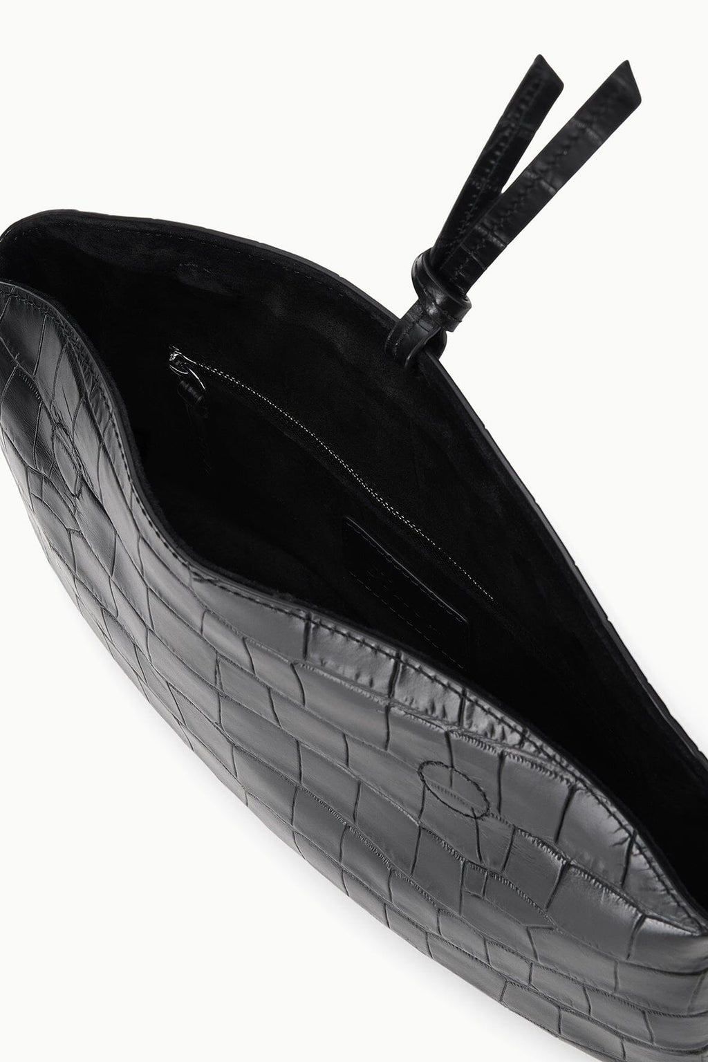 EVE CLUTCH | BLACK CROCO