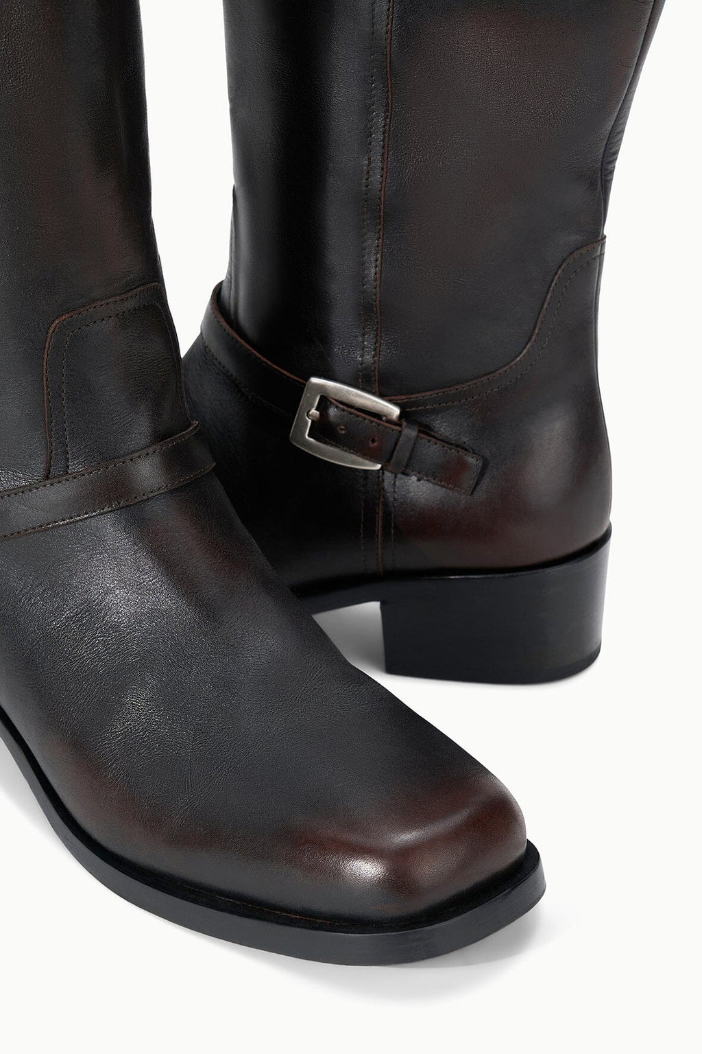 BROOKLYN FLAT BOOT | ESPRESSO DISTRESSED