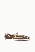 NORA ESPADRILLE FLAT | ESPRESSO