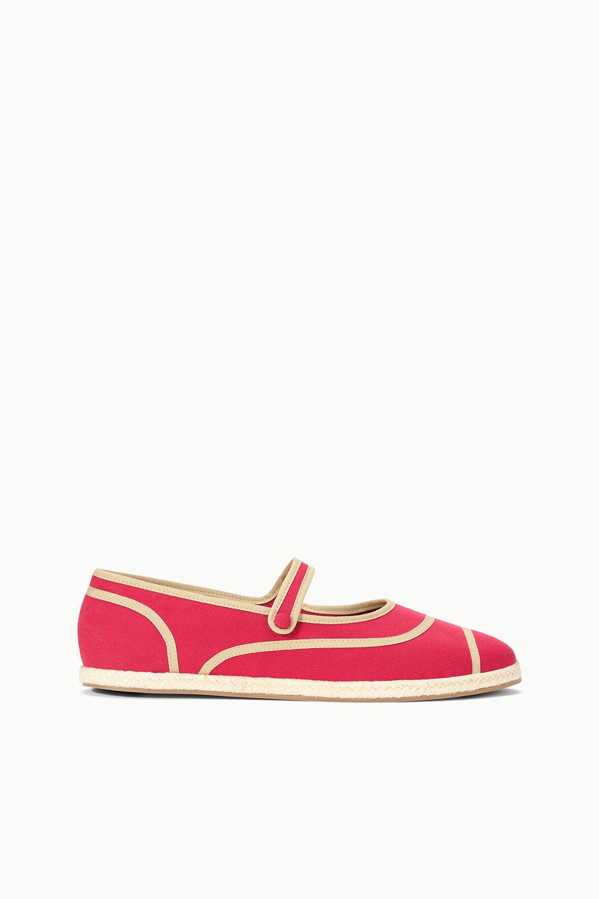 NORA ESPADRILLE FLAT | ROUGE