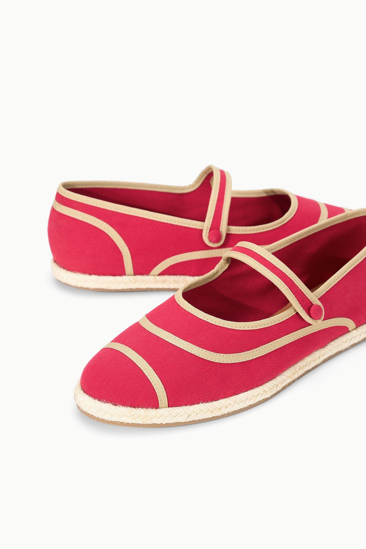 NORA ESPADRILLE FLAT | ROUGE