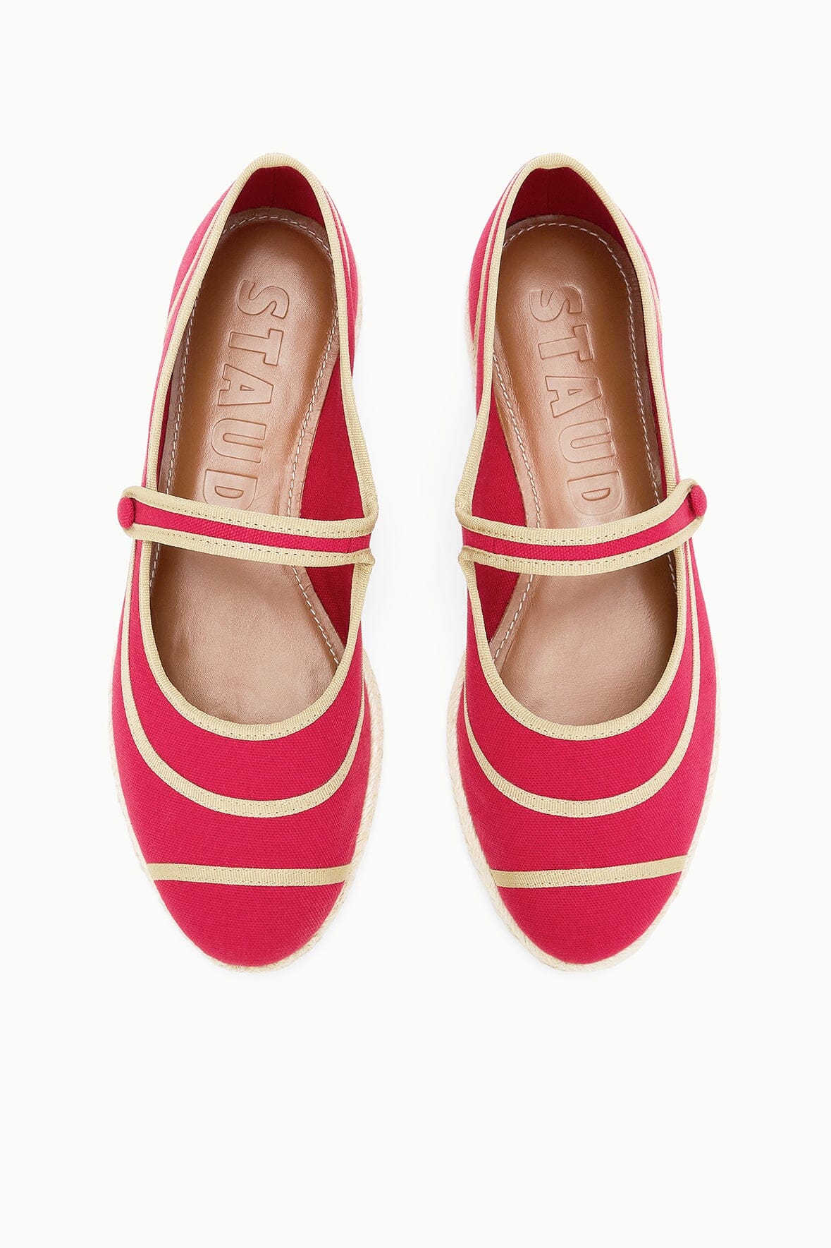 NORA ESPADRILLE FLAT | ROUGE