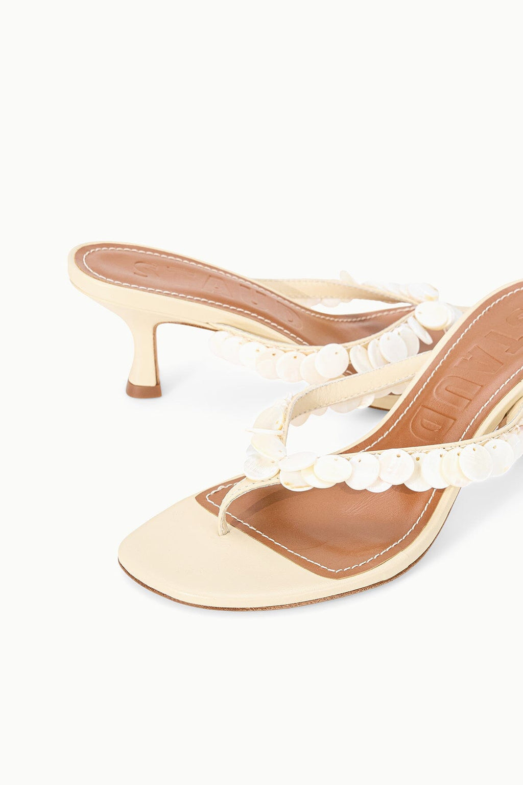 FREJA KITTEN HEEL | CREAM