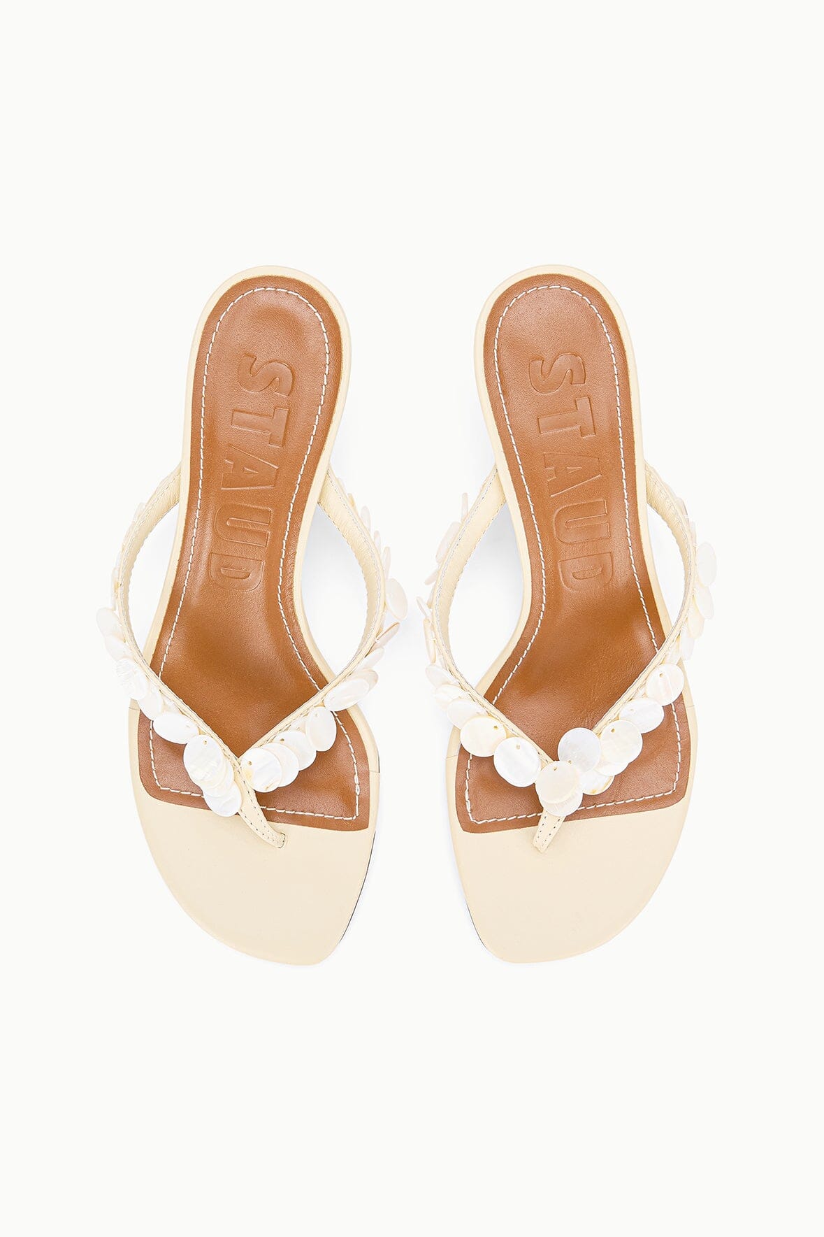 FREJA KITTEN HEEL | CREAM