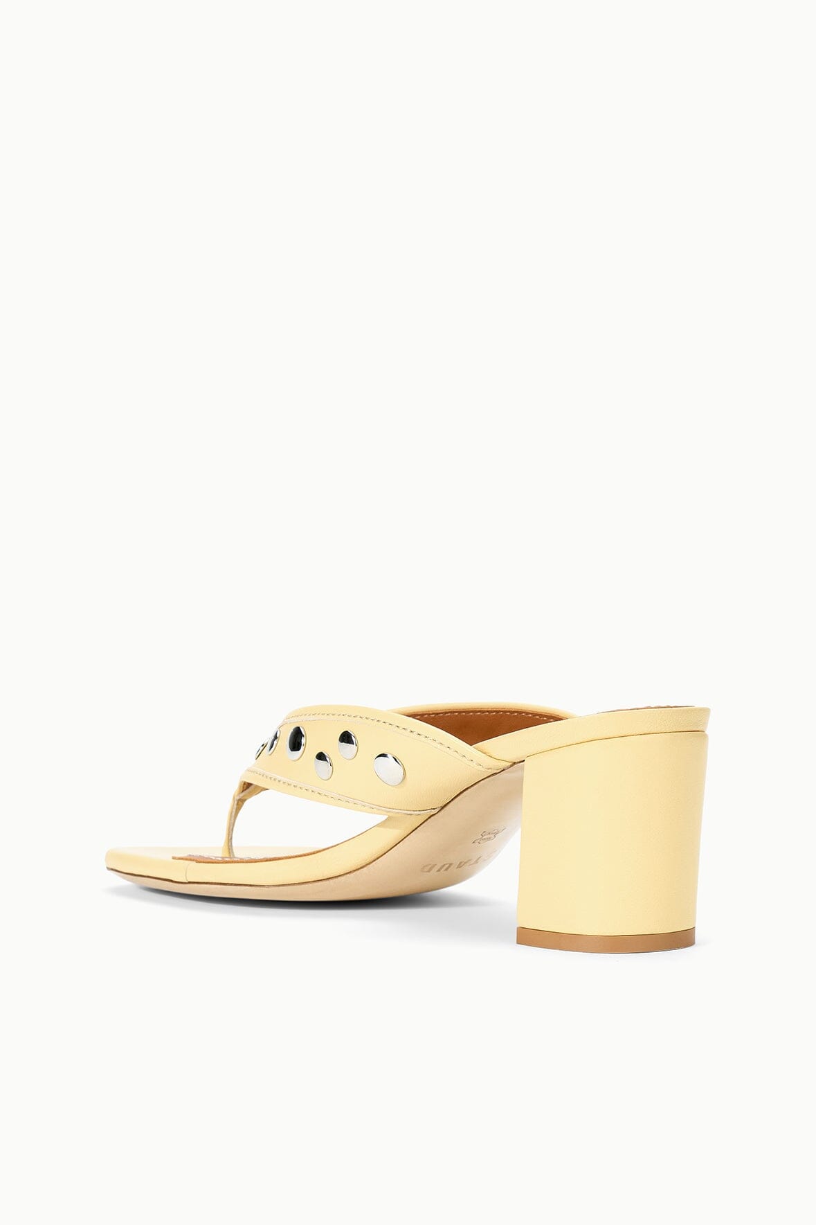 NOVA THONG HEEL | BUTTER STUDS