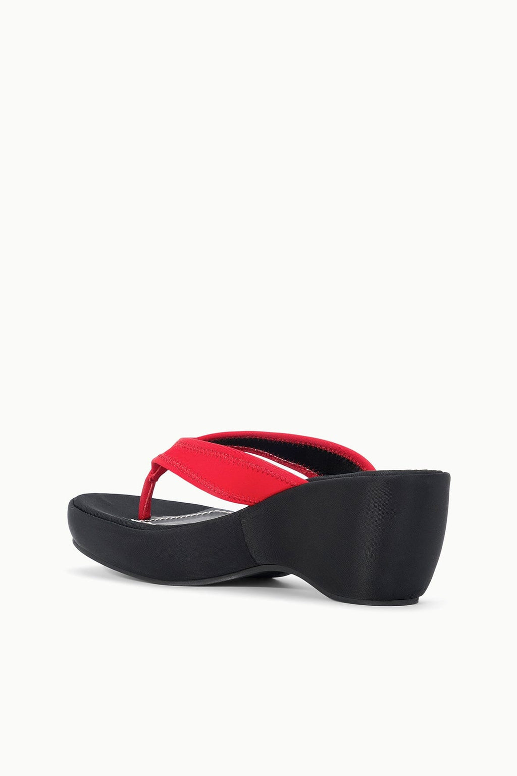 REMY THONG WEDGE | BLACK RED