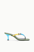 FLYNN KITTEN HEEL | FERN MULTI