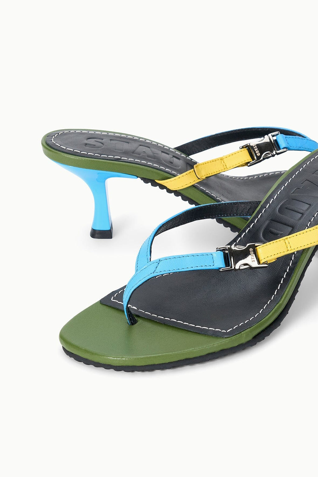 FLYNN KITTEN HEEL | FERN MULTI