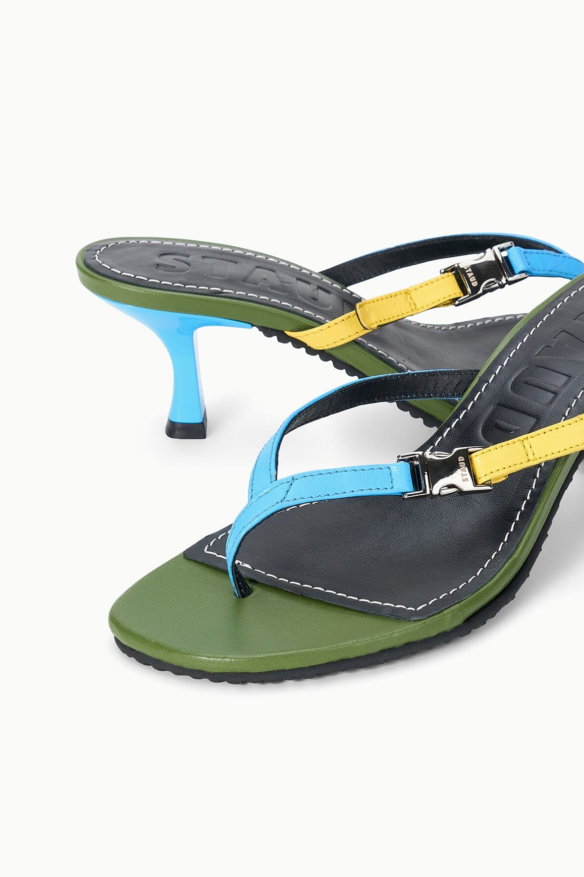 FLYNN KITTEN HEEL | FERN MULTI
