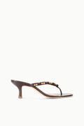 FREJA KITTEN HEEL | WOOD BEADS