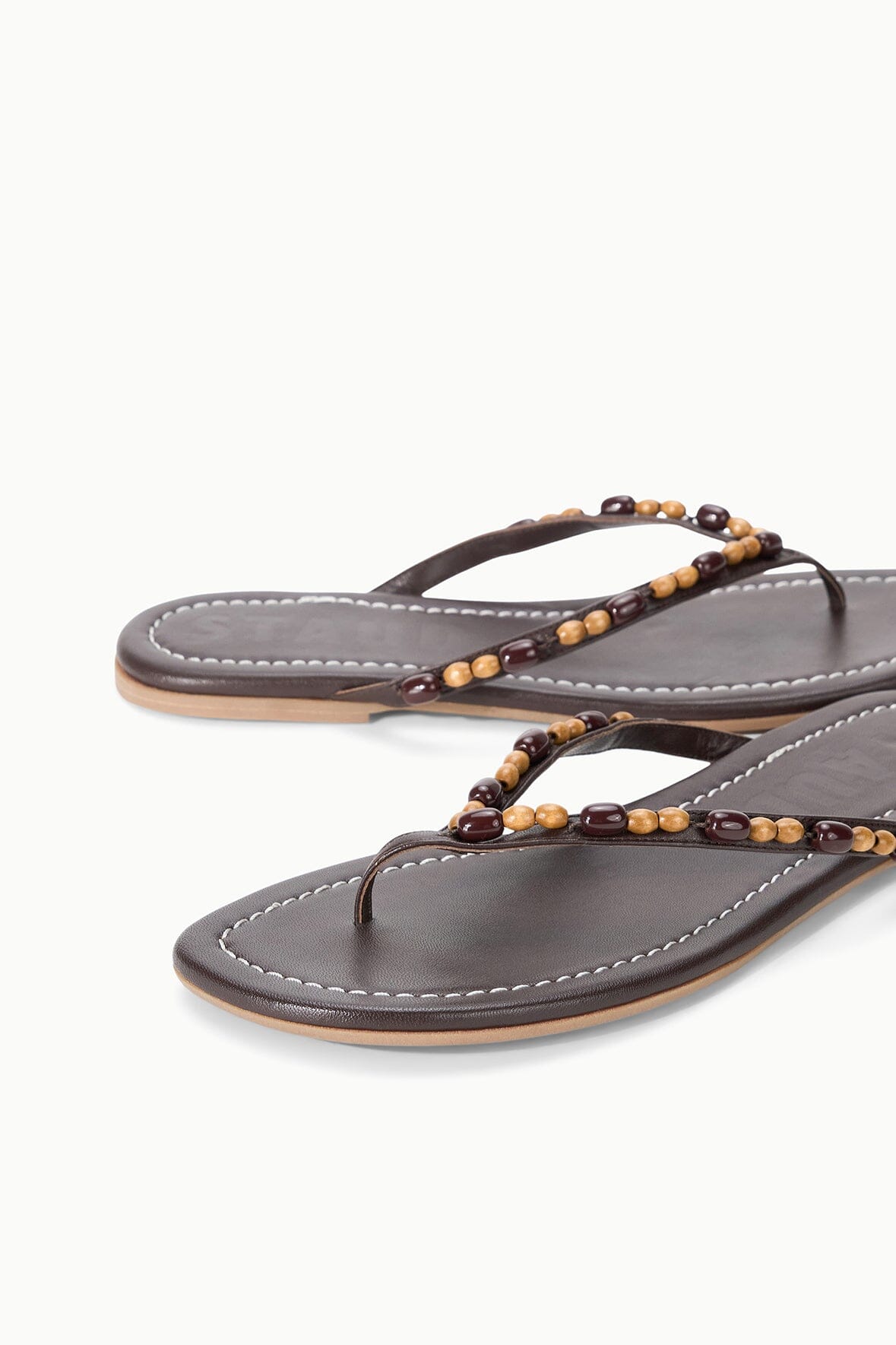 FREJA THONG | WOOD BEADS