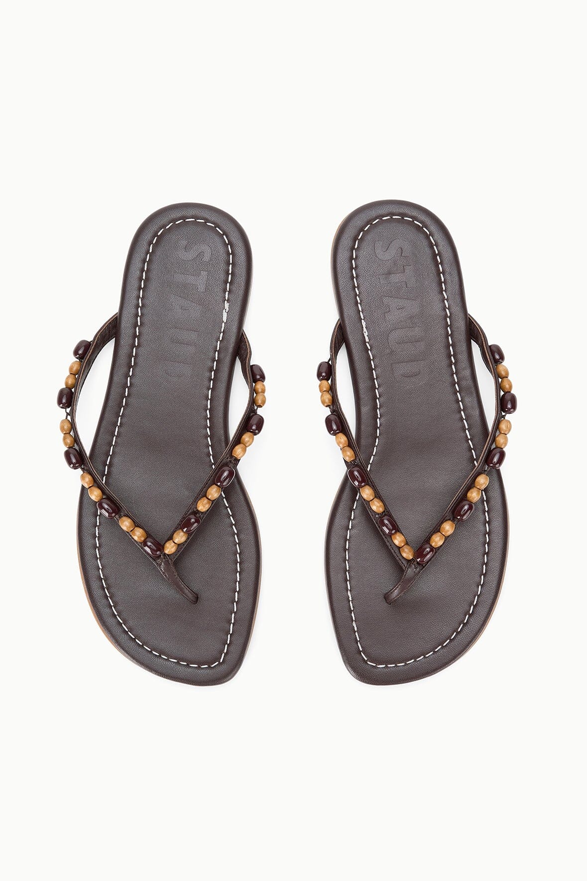 FREJA THONG | WOOD BEADS