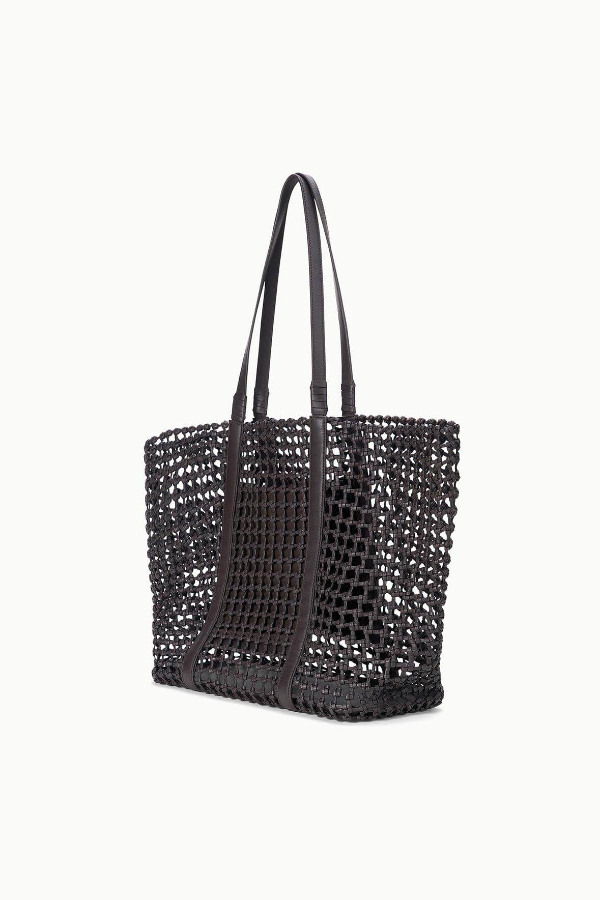 GETAWAY HAND-KNOTTED TOTE BAG | ESPRESSO
