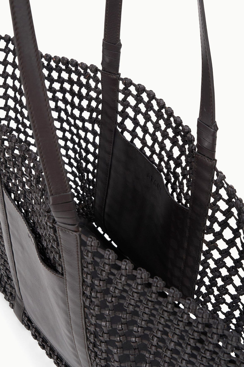 GETAWAY HAND-KNOTTED TOTE BAG | ESPRESSO