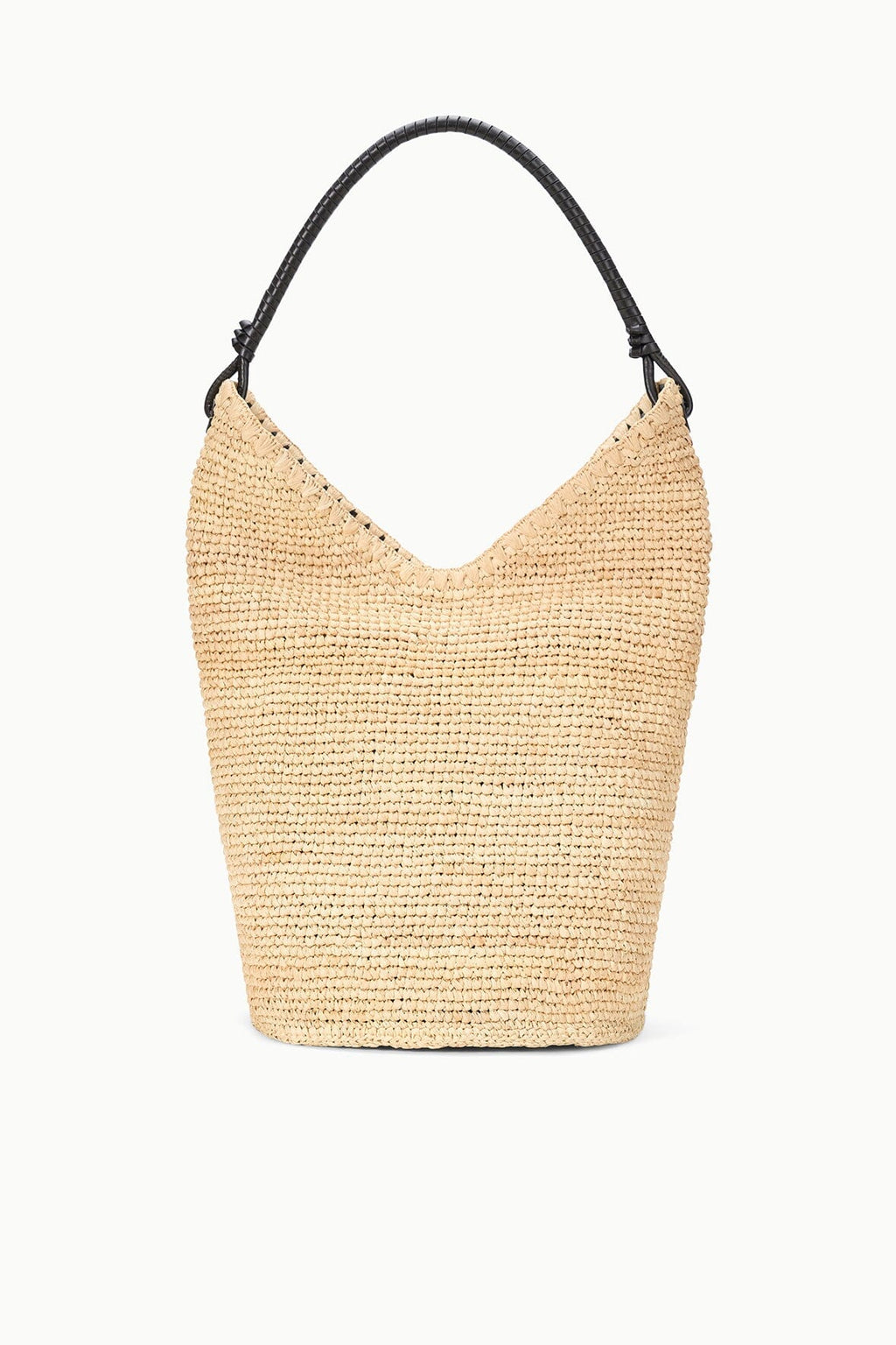 LANI LARGE RAFFIA BUCKET BAG | NATURAL