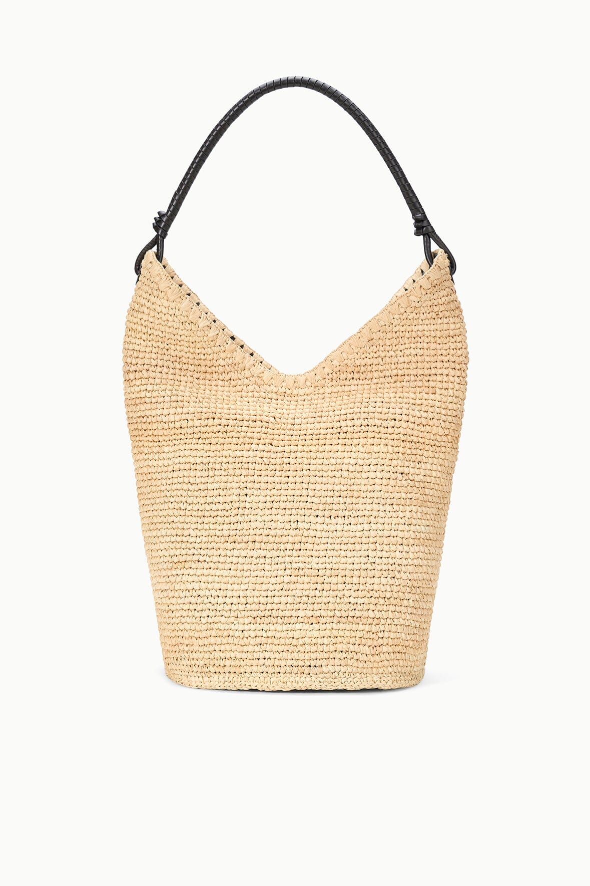 LANI LARGE RAFFIA BUCKET BAG | NATURAL