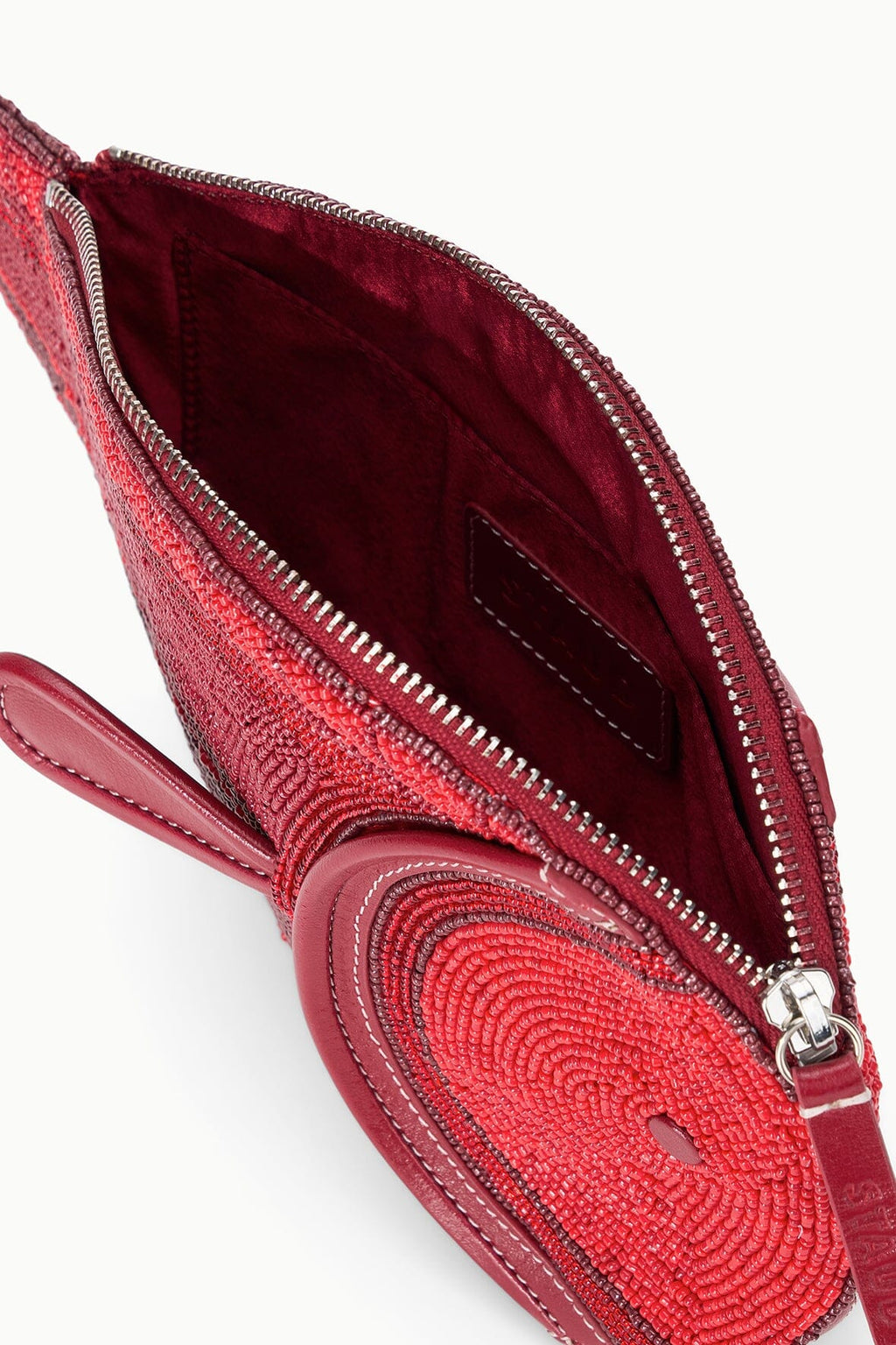 PESCE BEADED CLUTCH | RED MULTI