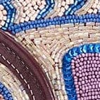 PESCE BEADED CLUTCH | ULTRAVIOLET
