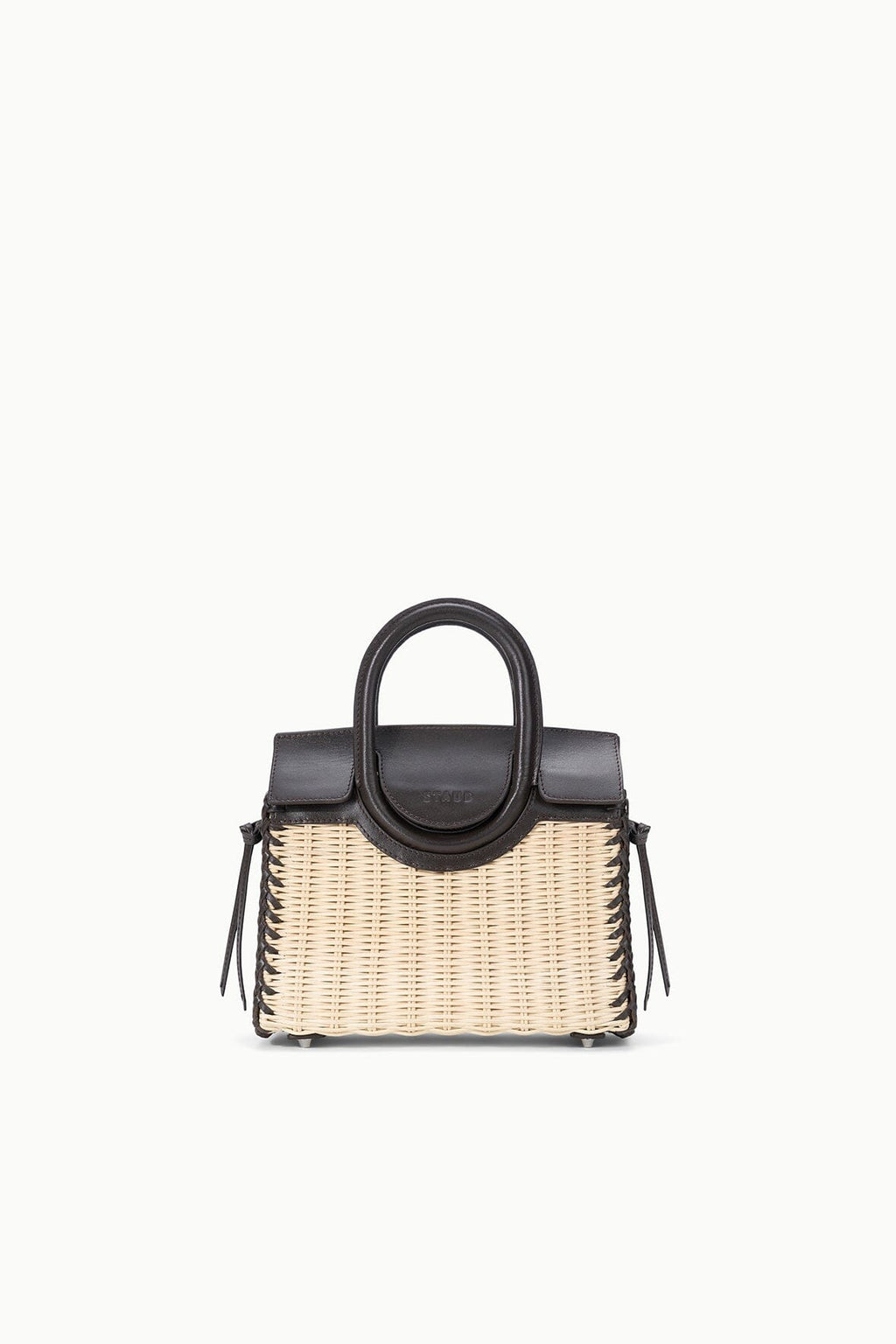 MAUDE MINI WICKER CARRYALL | NATURAL ESPRESSO