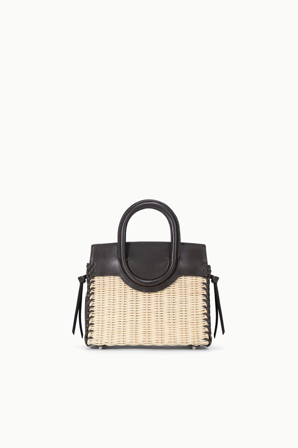 MAUDE MINI WICKER CARRYALL | NATURAL ESPRESSO
