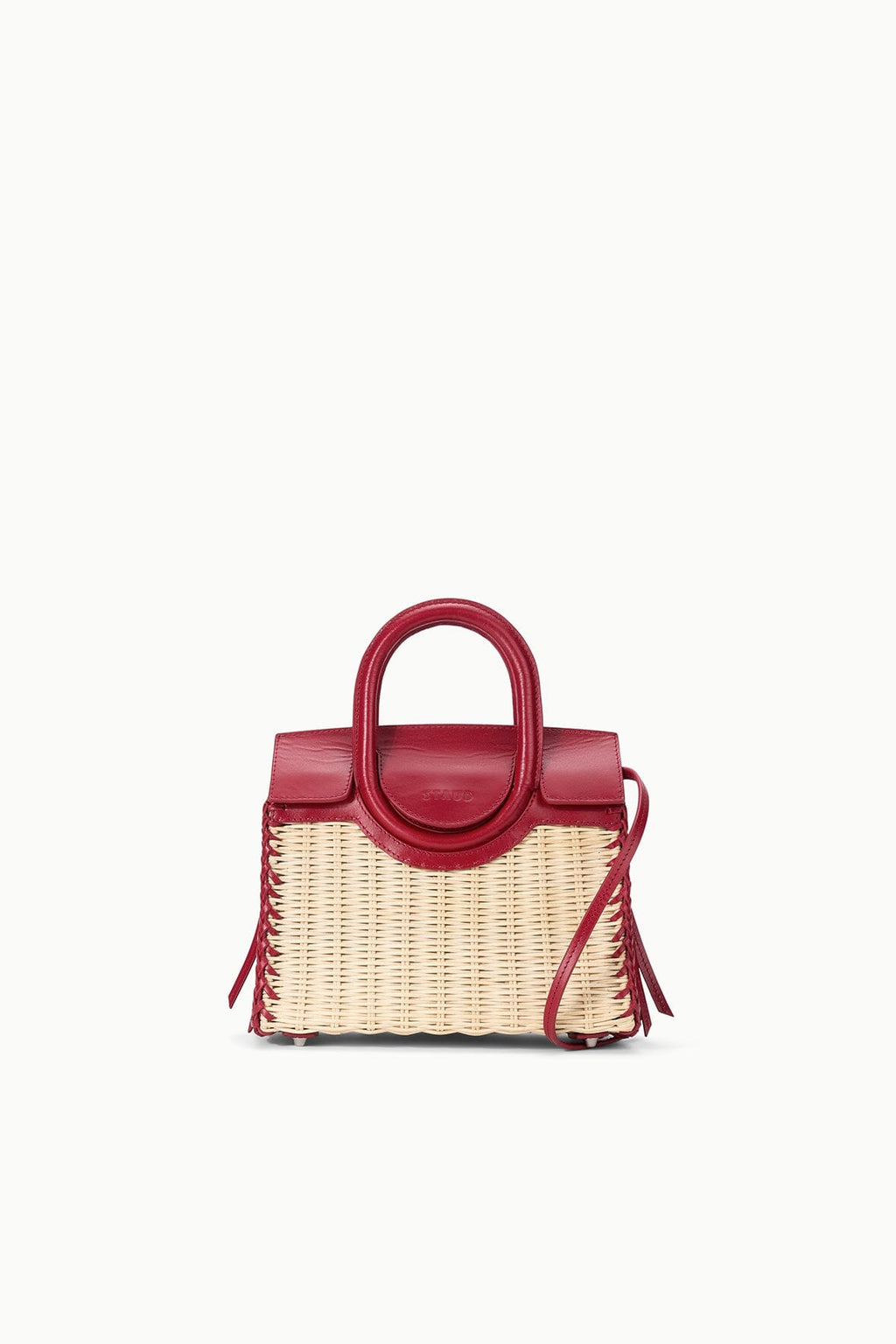 MAUDE MINI WICKER CARRYALL | NATURAL ROUGE
