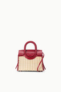 MAUDE MINI WICKER CARRYALL | NATURAL ROUGE