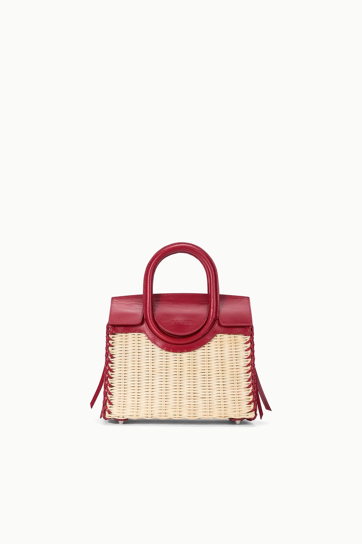 MAUDE MINI WICKER CARRYALL | NATURAL ROUGE