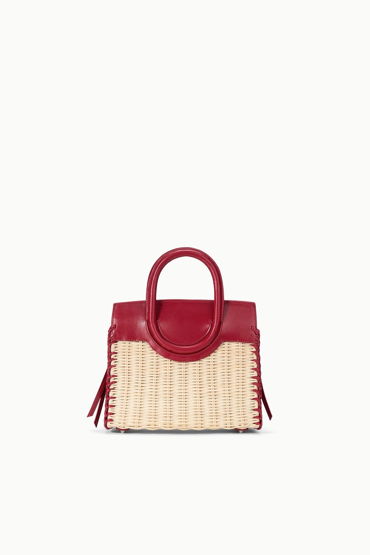 MAUDE MINI WICKER CARRYALL | NATURAL ROUGE