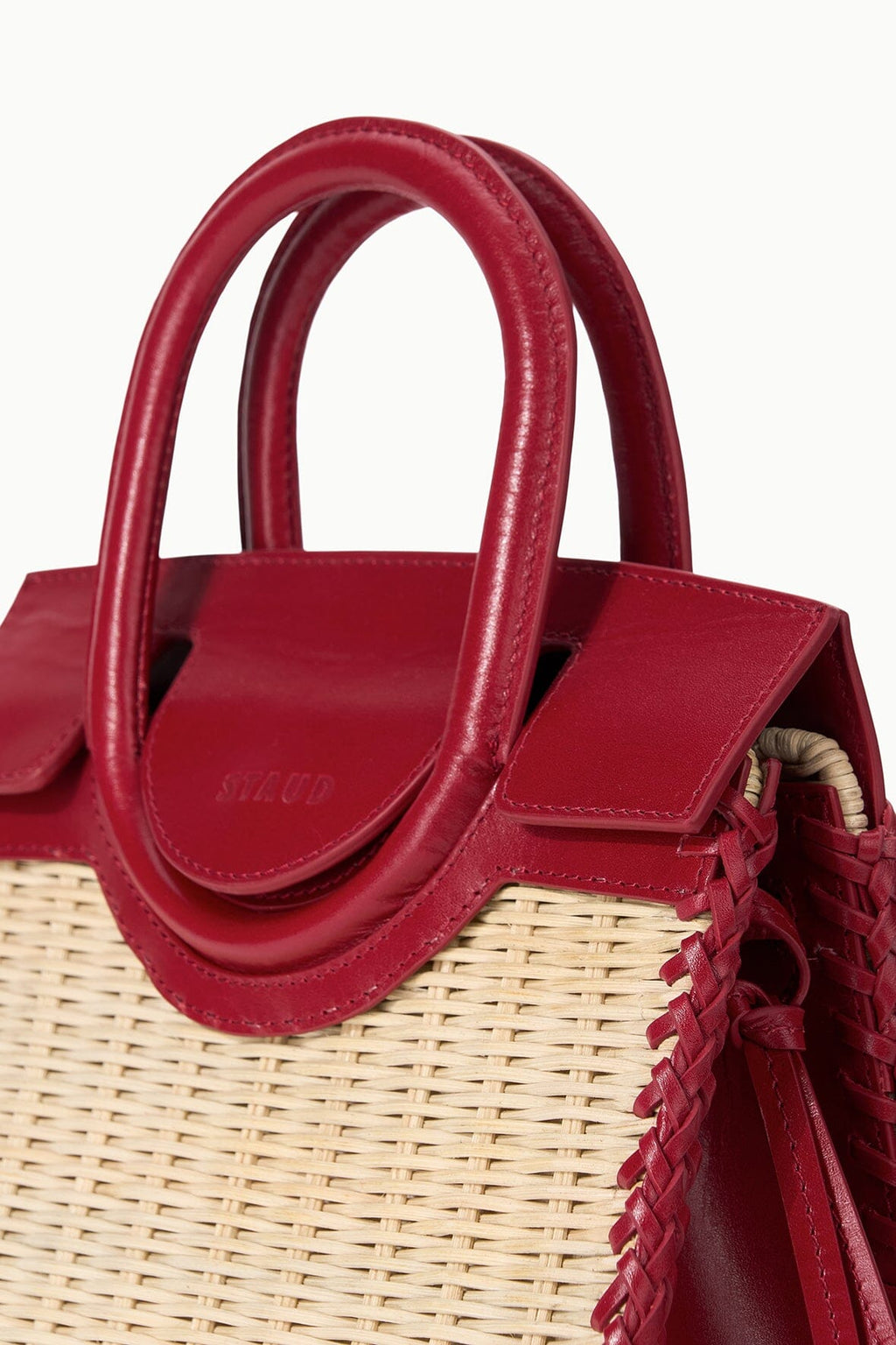 MAUDE MINI WICKER CARRYALL | NATURAL ROUGE
