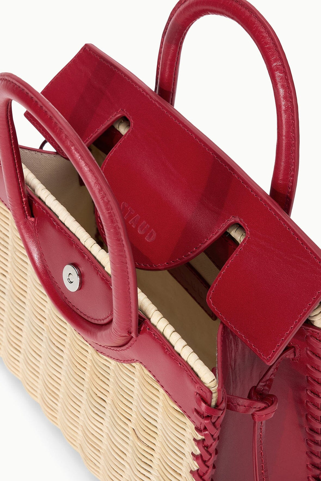 MAUDE MINI WICKER CARRYALL | NATURAL ROUGE