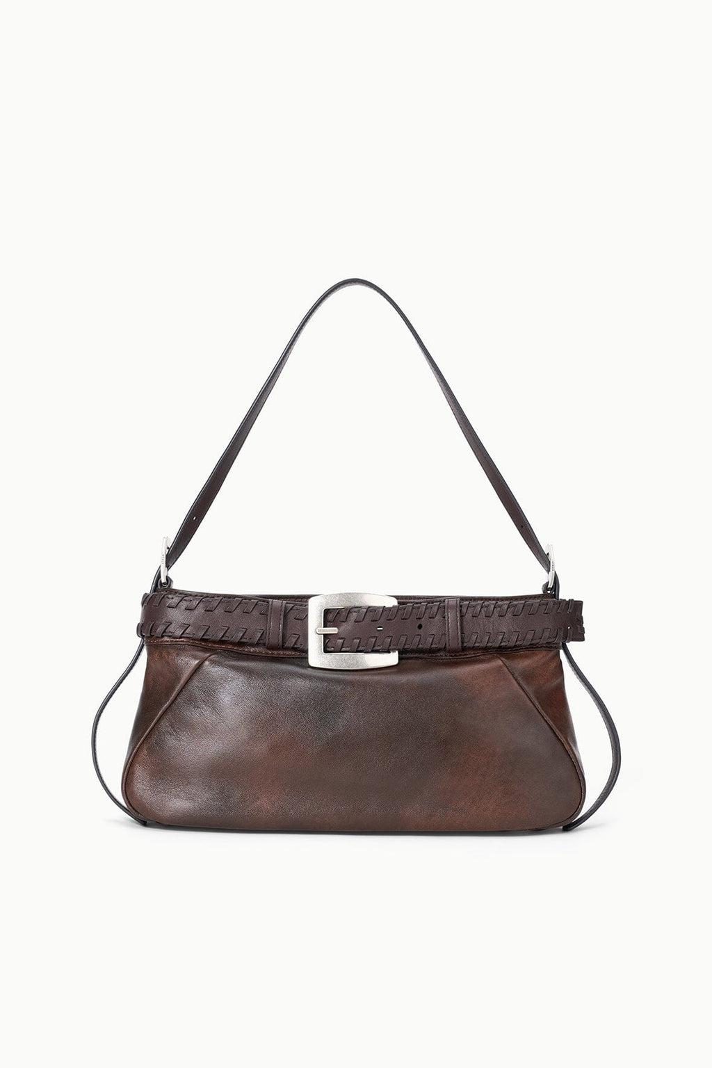 BROOKLYN SHOULDER BAG | ESPRESSO DISTRESSED