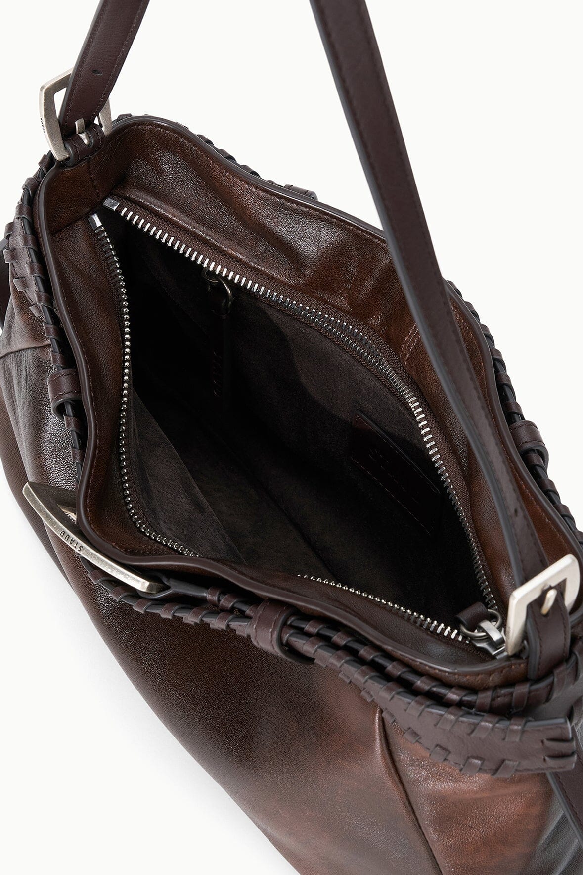 BROOKLYN SHOULDER BAG | ESPRESSO DISTRESSED
