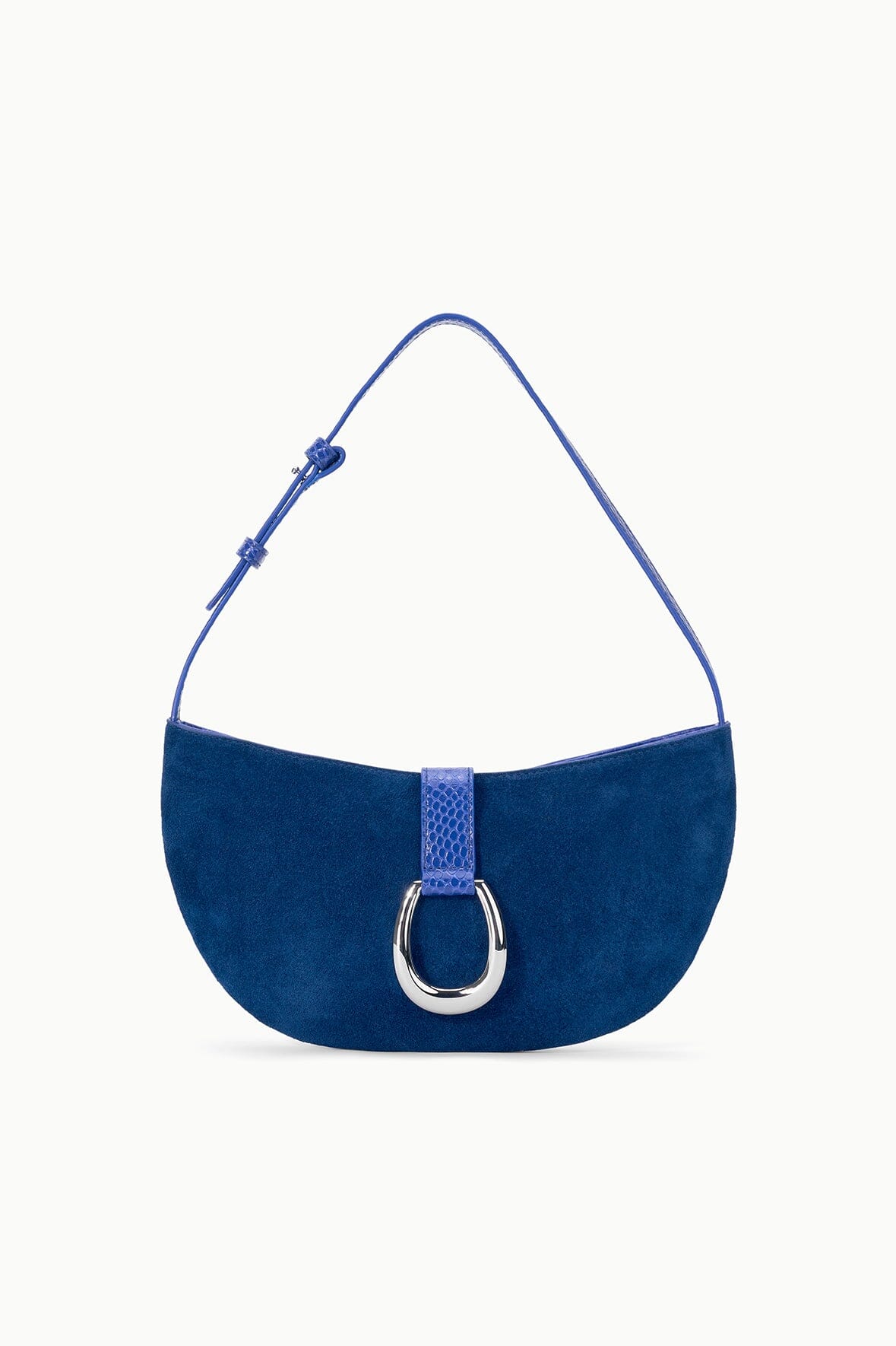 HARLOW CRESCENT SHOULDER BAG | COBALT