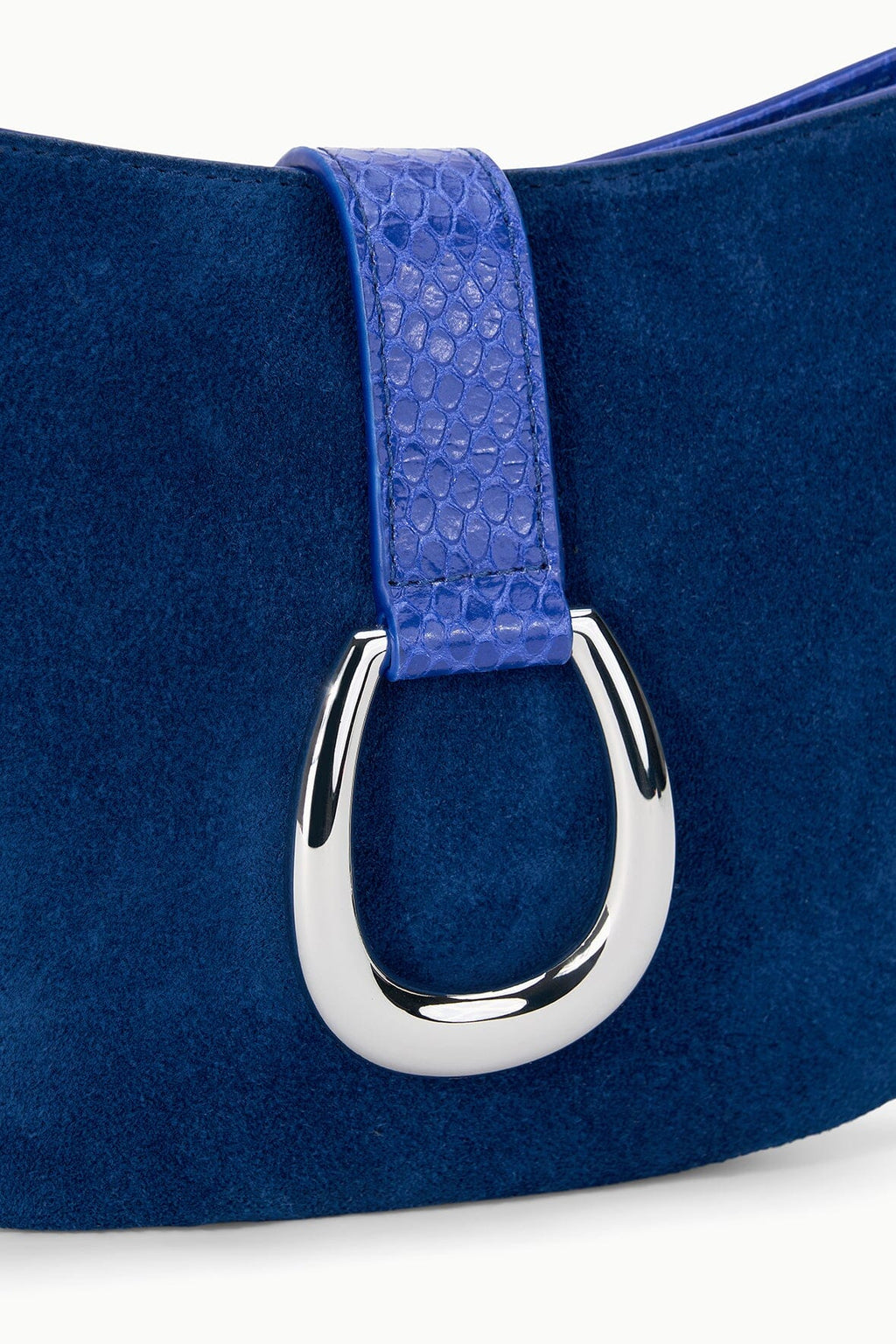 HARLOW CRESCENT SHOULDER BAG | COBALT