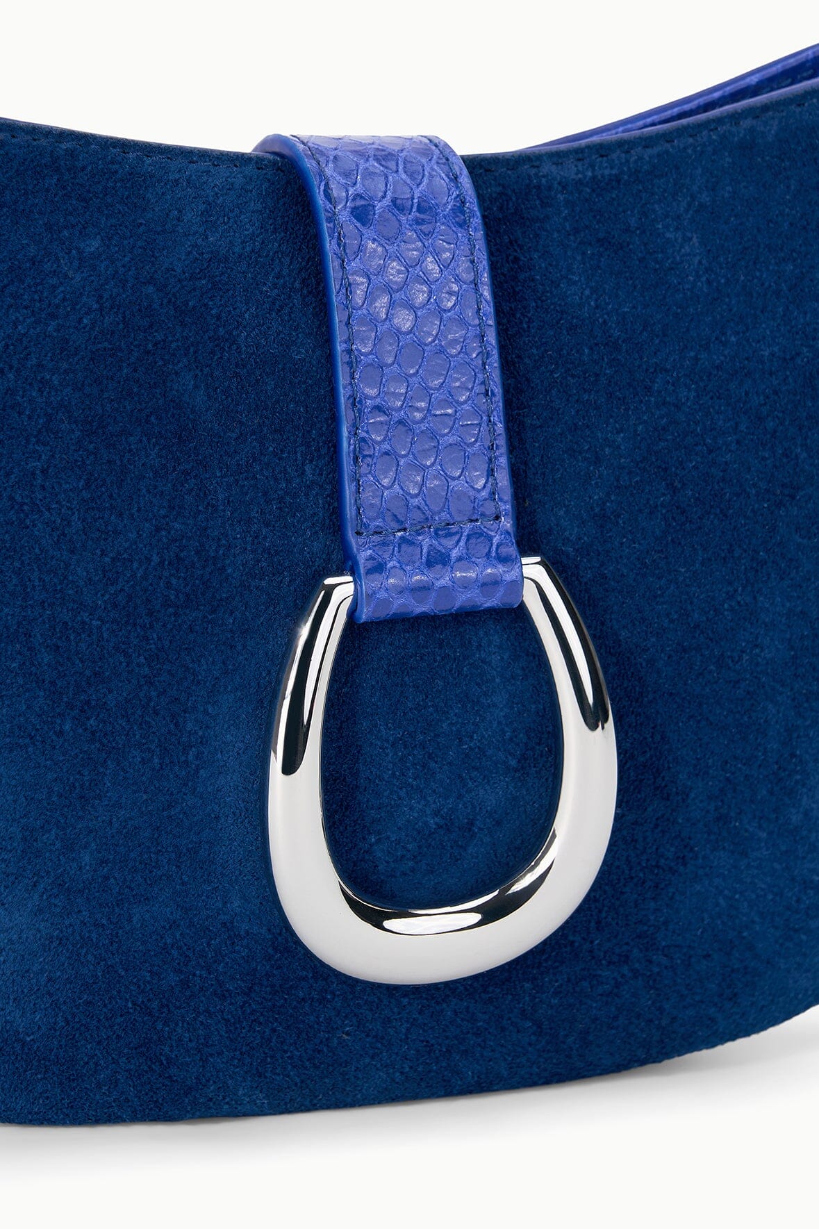 HARLOW CRESCENT SHOULDER BAG | COBALT