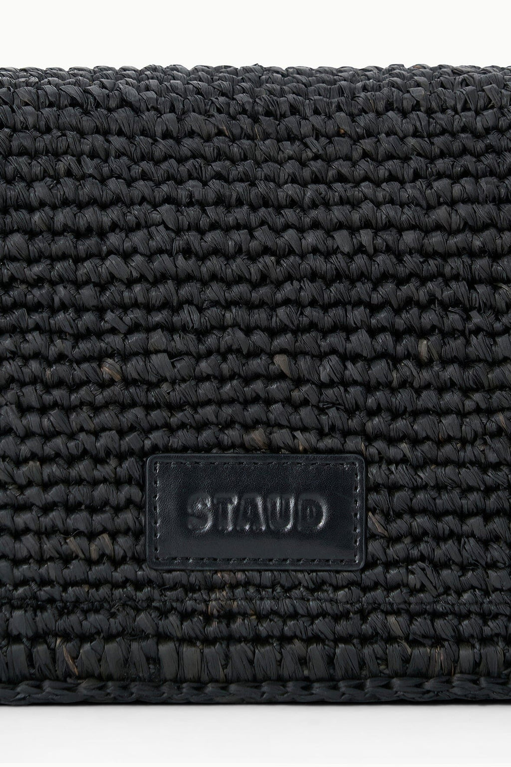 HARLOW RAFFIA BAG | BLACK RAFFIA
