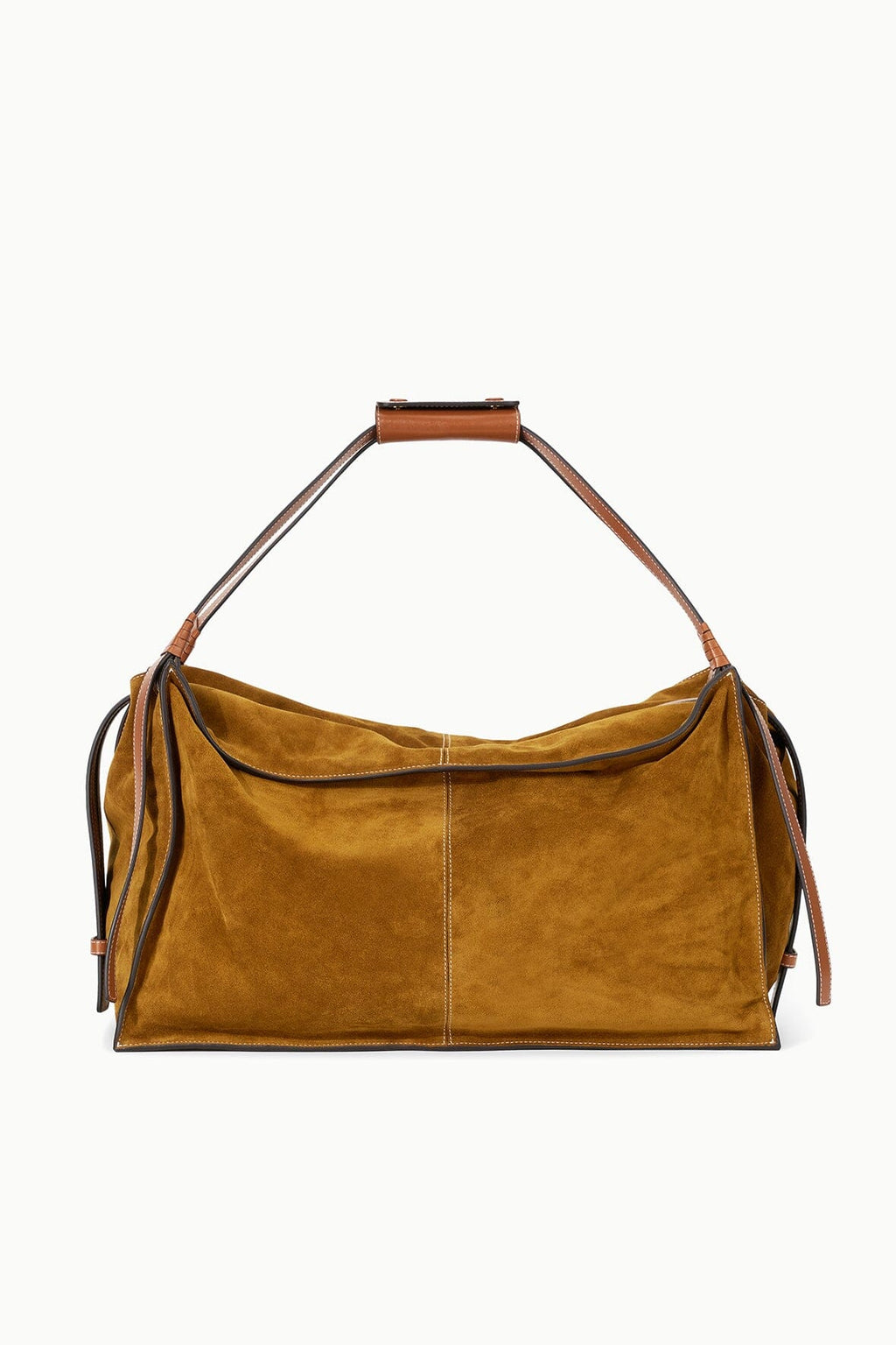 LARGE HAROLD BAG | TAN SUEDE