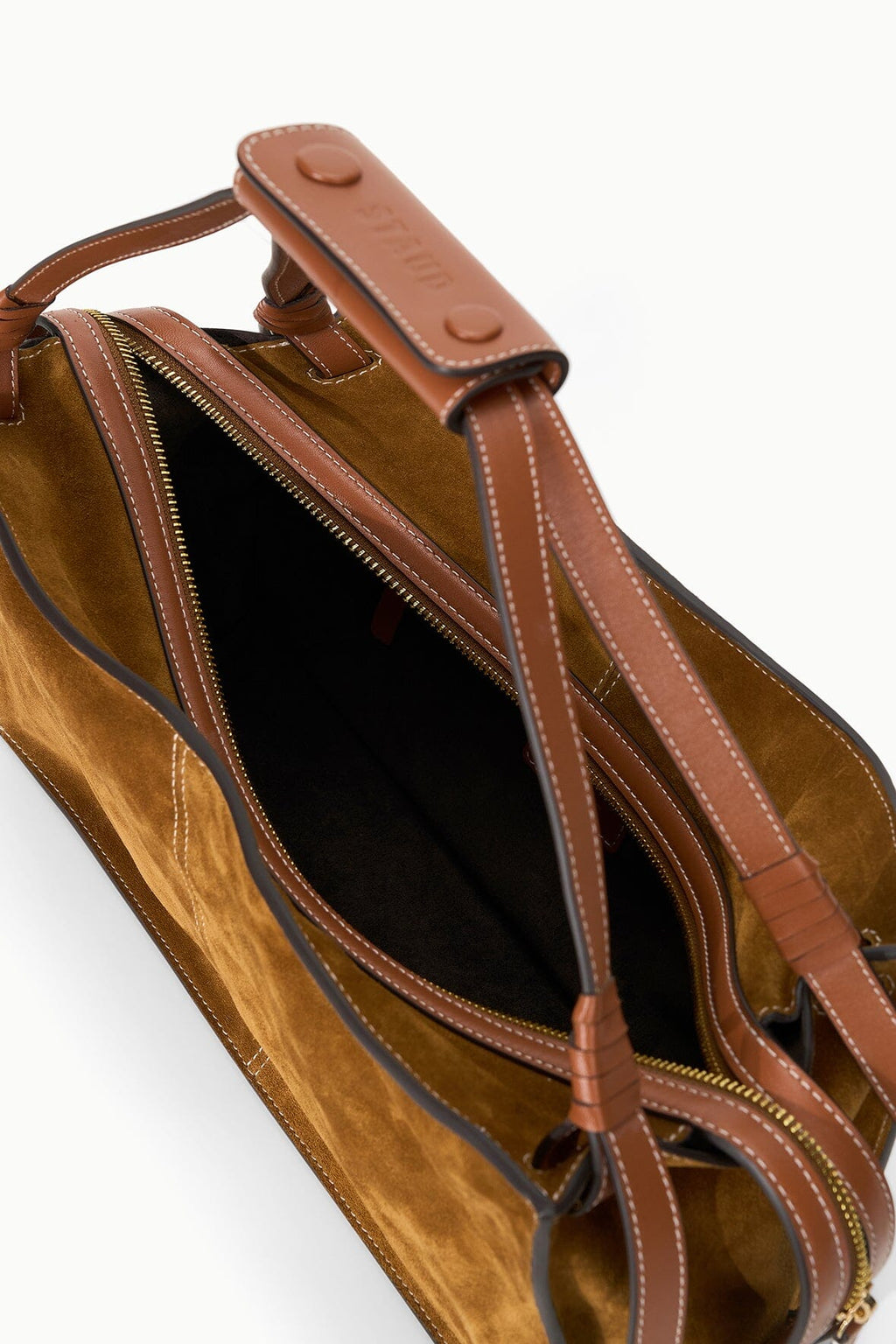 HAROLD BAG | TAN SUEDE