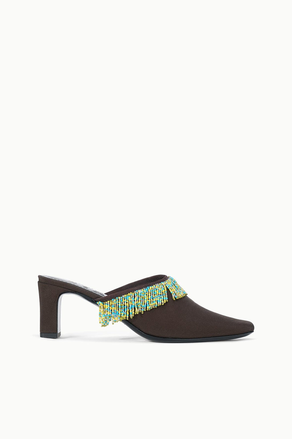 JOANNA KITTEN HEEL MULE | ESPRESSO